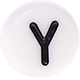 Perline in plastica con lettere a scelta : Y